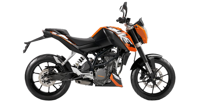 Bikes manufactured by KTM in India with CC