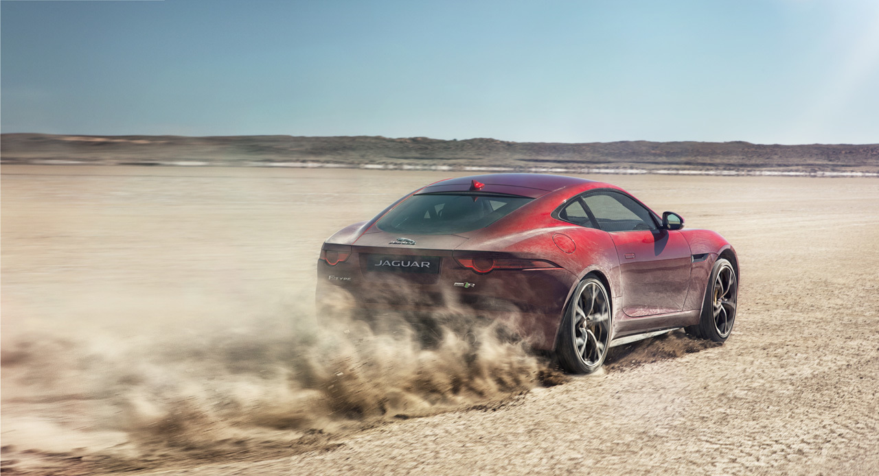 Jaguar is Bringing the AWD F-Type Coupe and Partners with Bloodhound for Land Speed Record! Races it with a Jet!