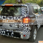 Jeep Renegade Caught Testing In Pune Rear Shot-Automobilians.com