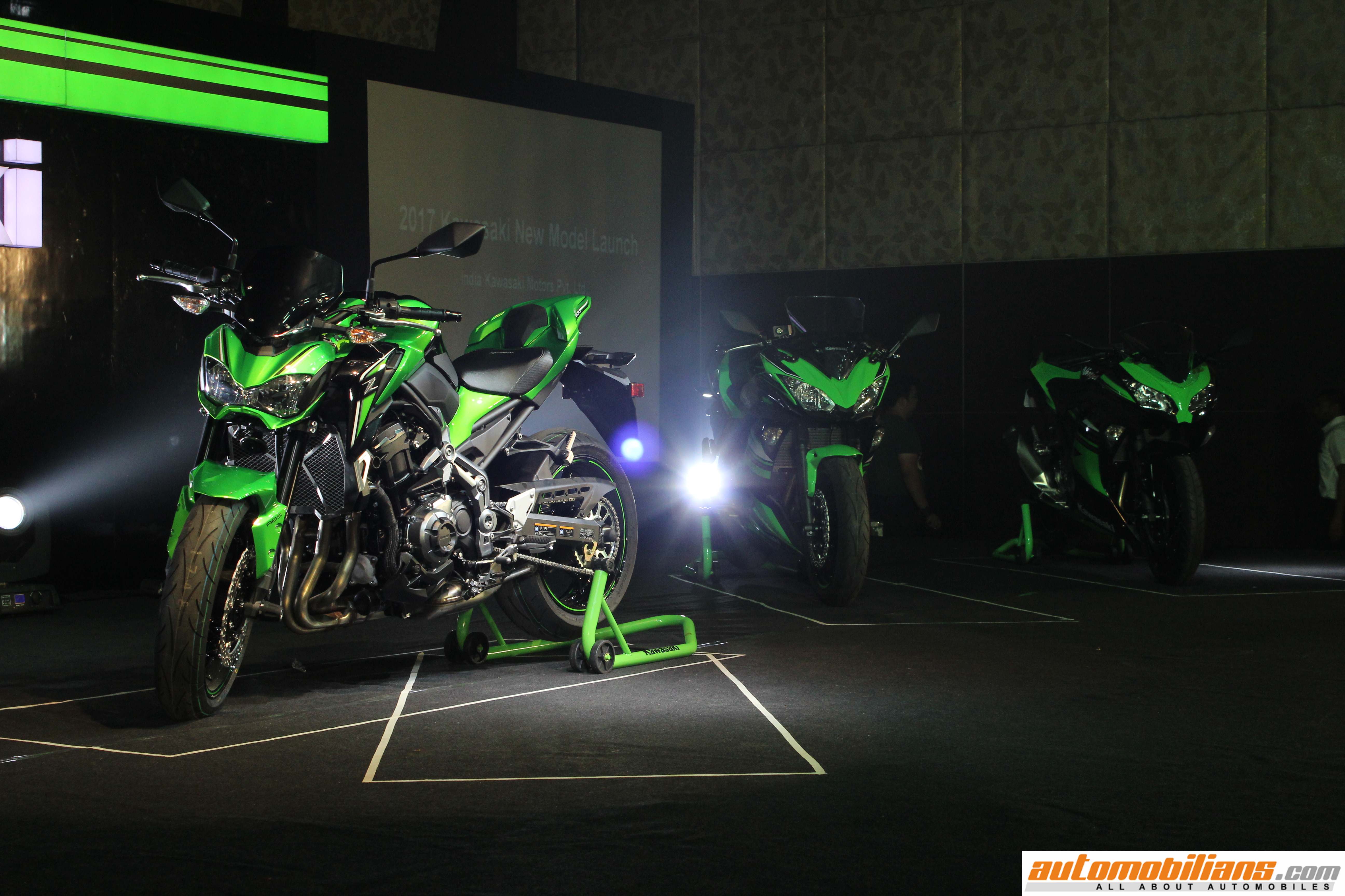 2017 Kawasaki Ninja 300, Ninja 650, Versys 650, Z650 and Z900 Launched In India