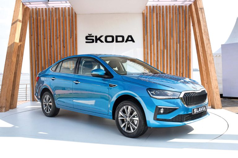 Skoda Slavia Takes Water Wading Test in Ladakh