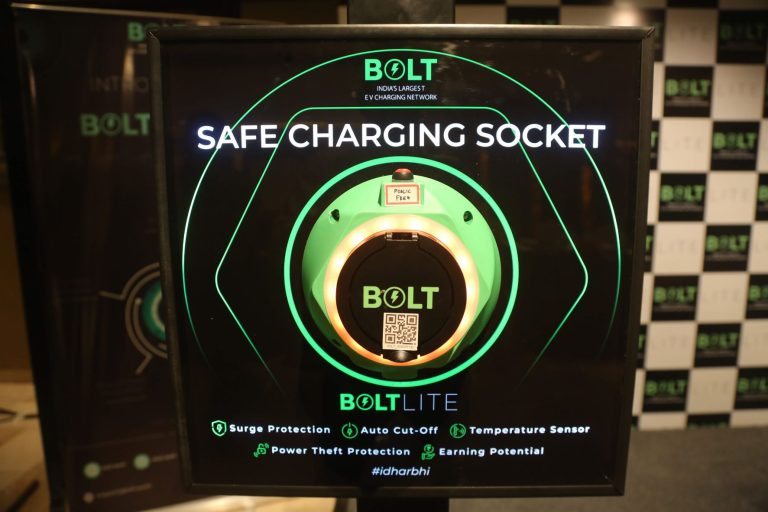 BOLT LITE, a Universal EV Charging Socket for home launched