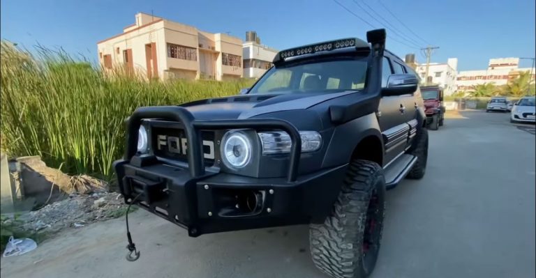 Old Ford Endeavour Modified to New Generation Model