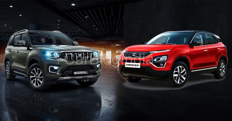 Mahindra Scorpio N vs Tata Harrier Drag Race