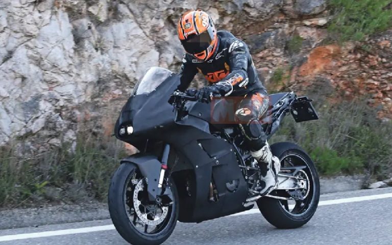 All-new KTM RC 990 sportbike spied testing again