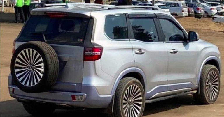 First Mahindra Scorpio N with Tailgate-Mounted Spare