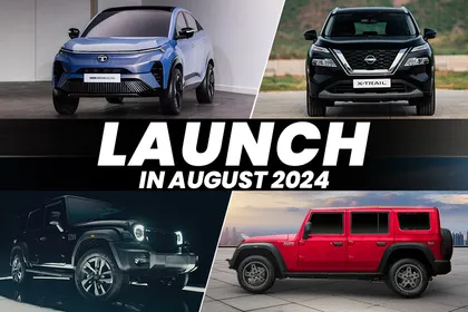 New car and SUV launches in India in August 2024